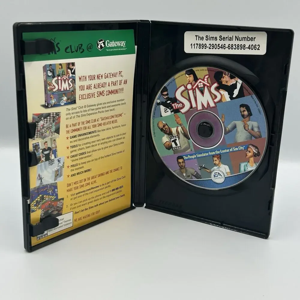 The Sims: The People Simulator Video Game (PC CD-ROM) - CIB - Tested